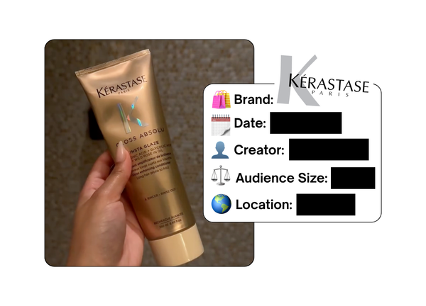 Spotted: Kerastase in a new paid collab