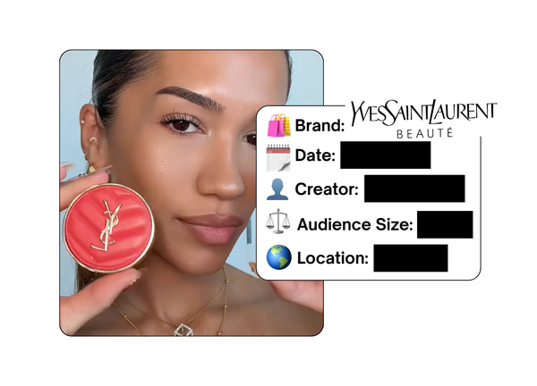 Spotted: YSL Beauty in a new paid collab