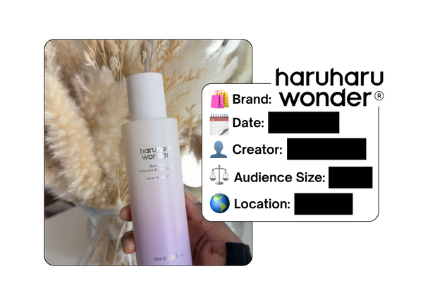Spotted: Haruharu Wonder in a new paid collab