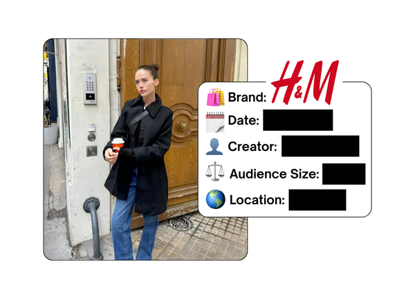 Spotted: H&M in a new paid collab