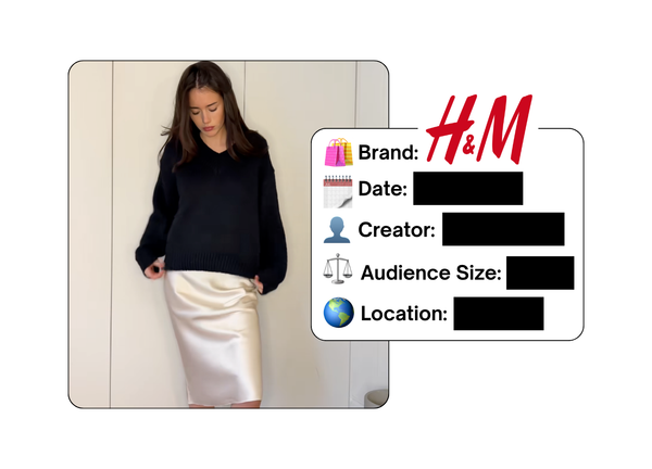Spotted: H&M in a new paid collab