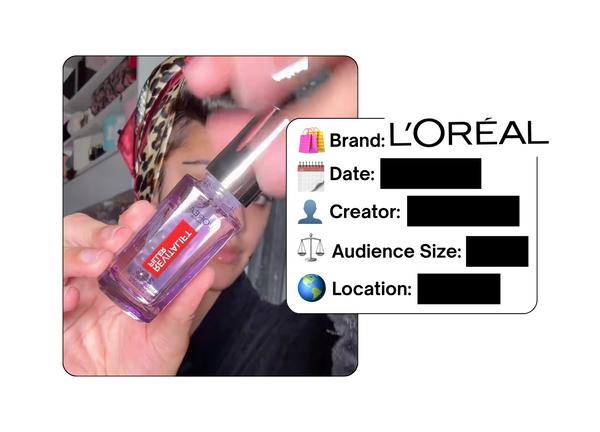 Spotted: L'Oreal in a new paid collab