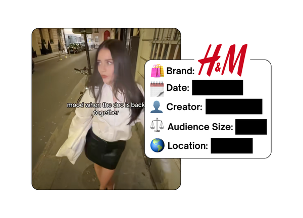 Spotted: H&M in a new paid collab