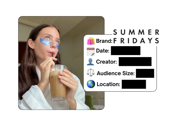 Spotted: Summer Fridays in a new paid collab