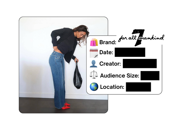 Spotted: 7 For All Mankind in a new paid collab