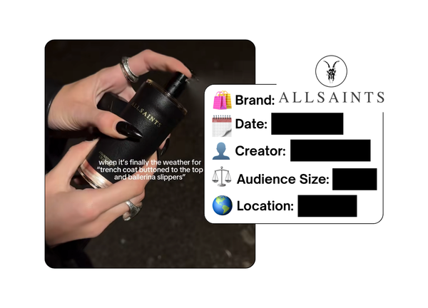 Spotted: ALLSAINTS in a new paid collab