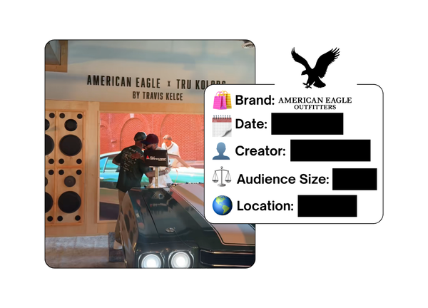 Spotted: American Eagle in a new paid collab