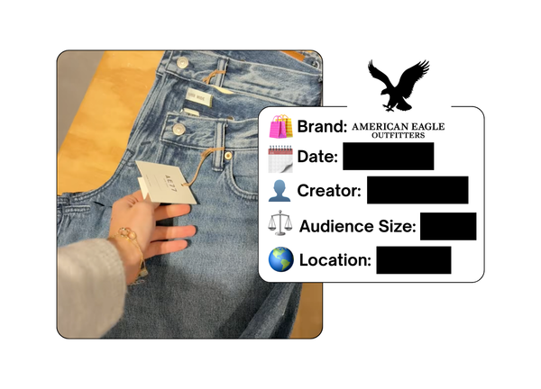 Spotted: American Eagle in a new paid collab