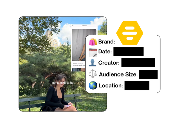 Spotted: Bumble in a new paid collab