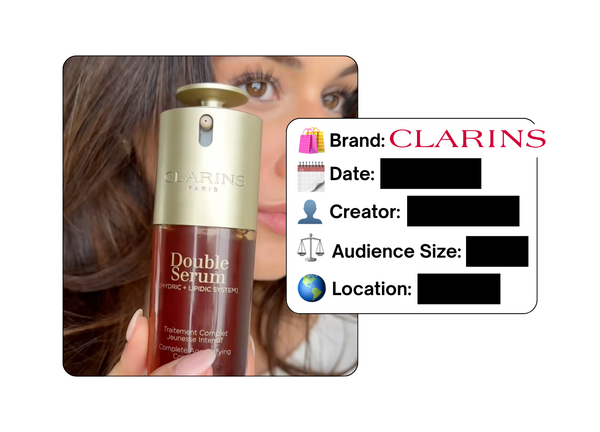 Spotted: Clarins in a new paid collab