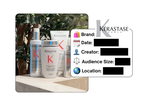 Spotted: Kerastase in a new paid collab