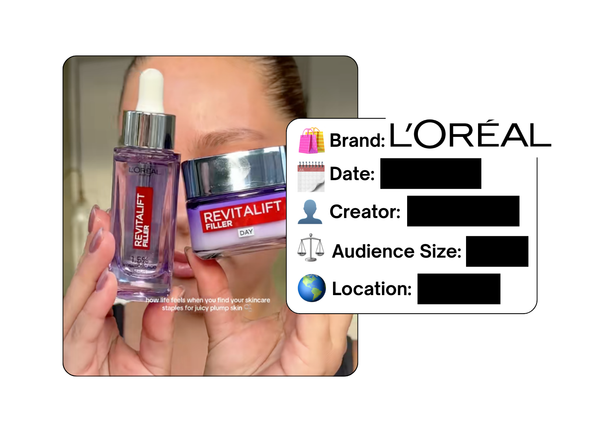 Spotted: L’Oreal in a new paid collab