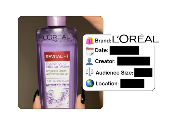 Spotted: L’Oreal in a new paid collab