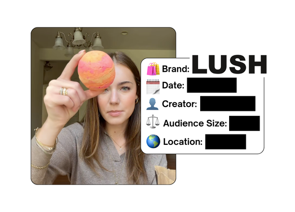 Spotted: LUSH in a new paid collab