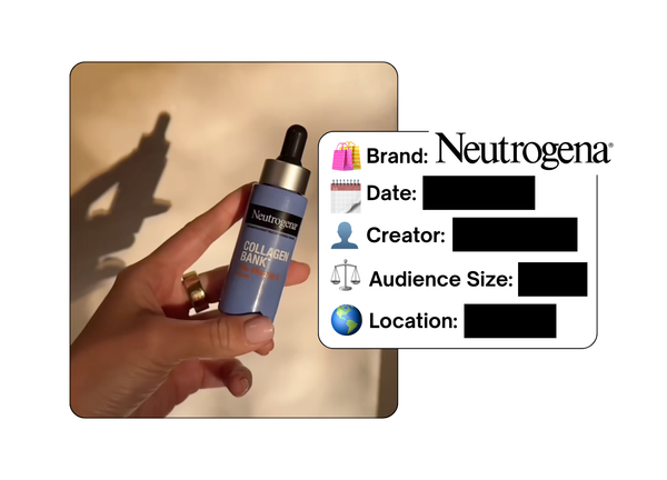 Spotted: Neutrogena in a new paid collab