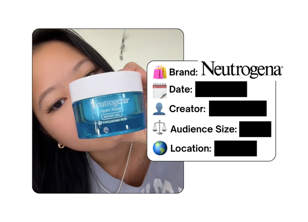 Spotted: Neutrogena in a new paid collab