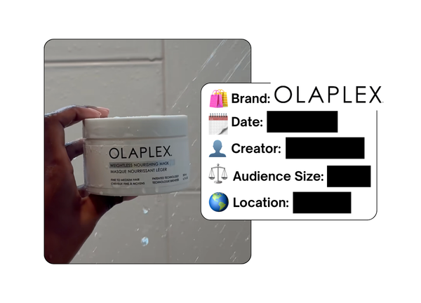 Spotted: Olaplex in a new paid collab