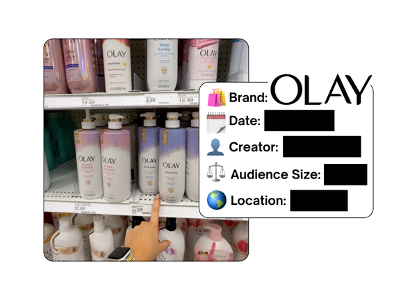 Spotted: Olay in a new paid collab