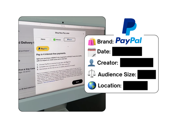 Spotted: PayPal in a new paid collab