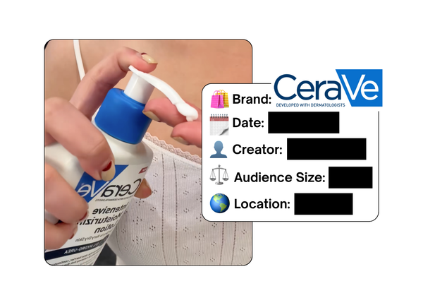 Spotted: CeraVe in a new paid collab
