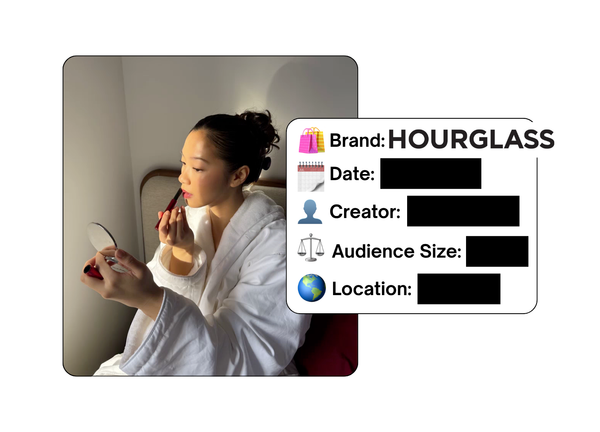 Spotted: Hourglass Cosmetics in a new paid collab