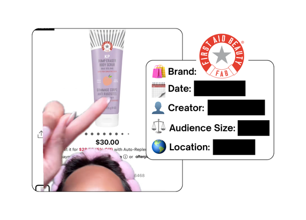 Spotted: First Aid Beauty in a new paid collab