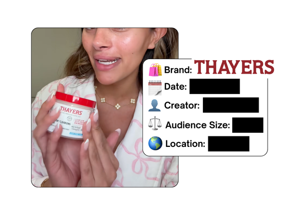 Spotted: Thayers in a new paid collab