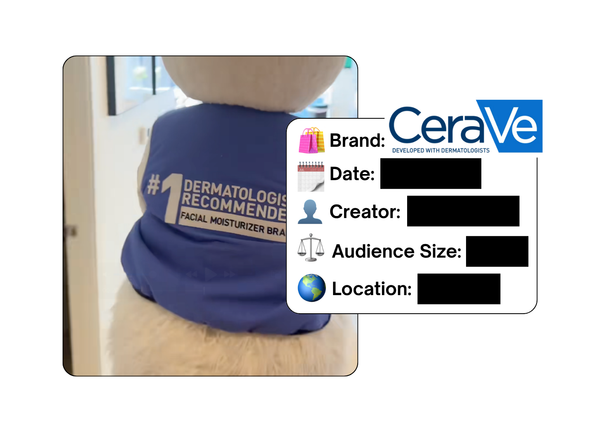 Spotted: CeraVe in a new paid collab