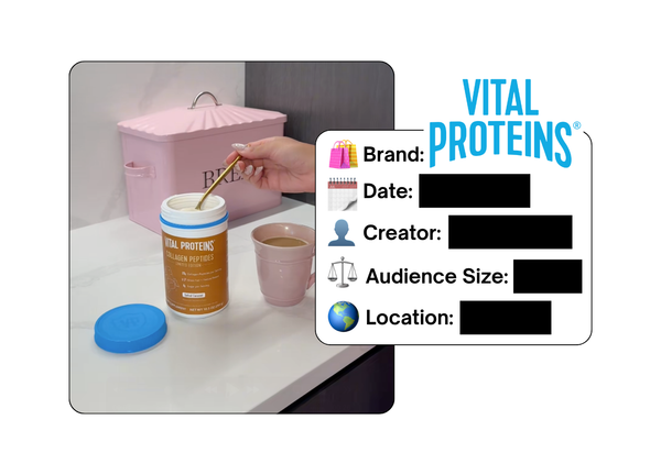 Spotted: Vital Proteins in a new paid collab