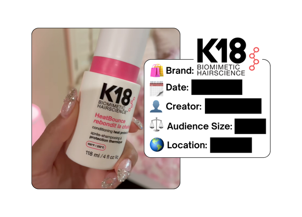 Spotted: K18 Hair in a new paid collab