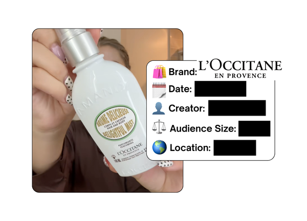 Spotted: L'Occitane in a new paid collab