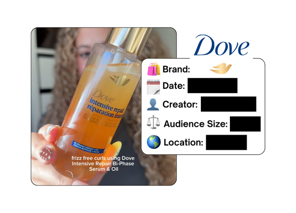 Spotted: Dove in a new paid collab