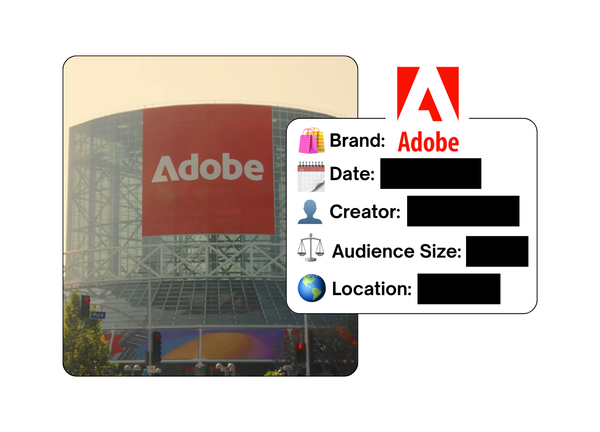 Spotted: Adobe in a new paid collab