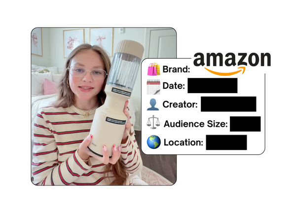 Spotted: Amazon in a new paid collab