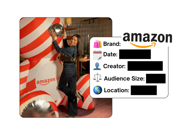 Spotted: Amazon in a new paid collab
