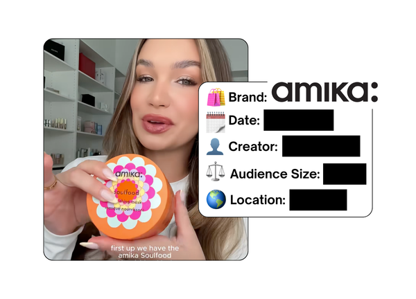 Spotted: Amika in a new paid collab