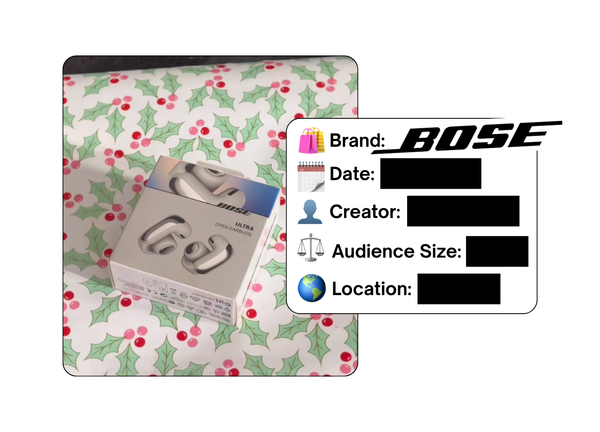 Spotted: Bose in a new paid collab