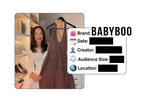 Spotted: Babyboo in a new paid collab