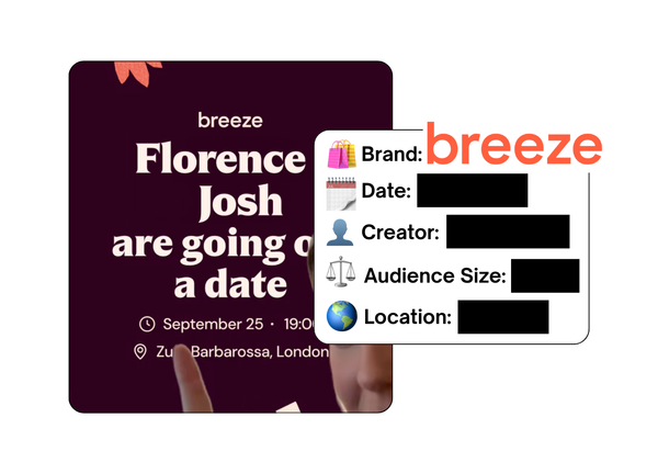 Spotted: Breeze in a new paid collab