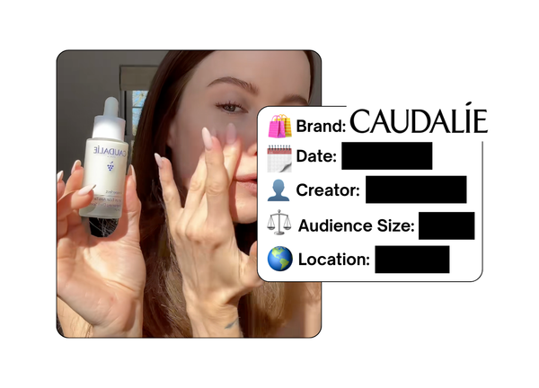 Spotted: Caudalie in a new paid collab
