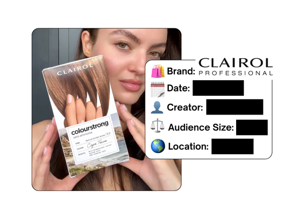 Spotted: Clairol in a new paid collab