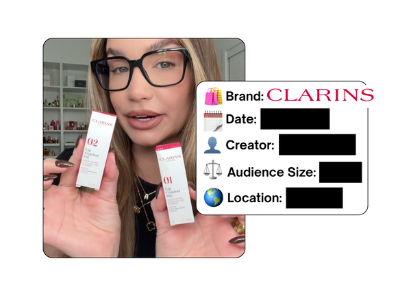 Spotted: Clarins in a new paid collab