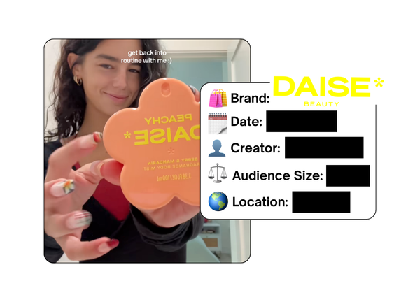 Spotted: DAISE Beauty in a new paid collab