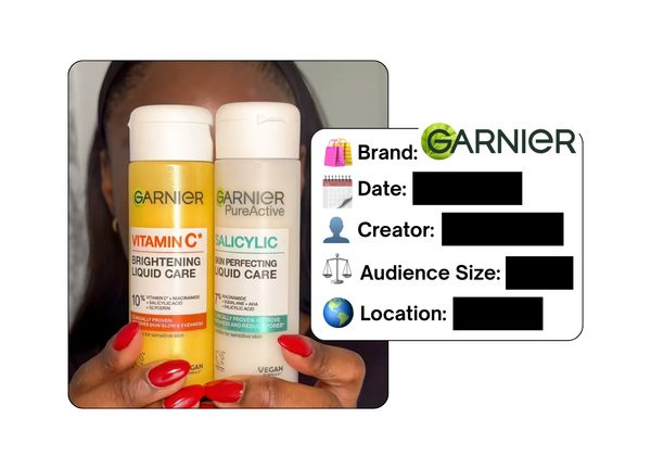 Spotted: Garnier in a new paid collab