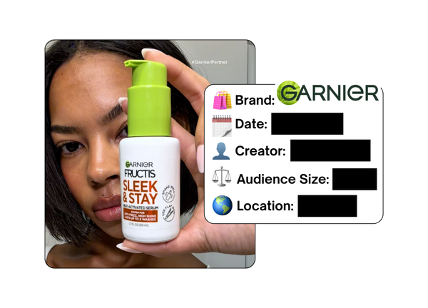 Spotted: Garnier in a new paid collab