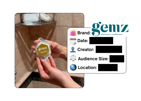 Spotted: Gemz Haircare in a new paid collab