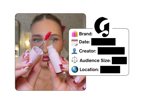 Spotted: Glossier in a new paid collab