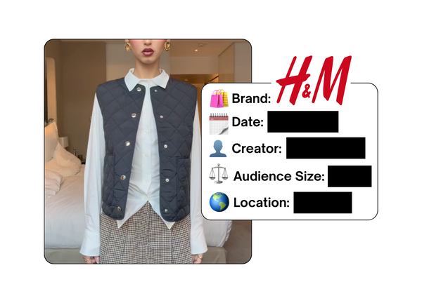 Spotted: H&M in a new paid collab