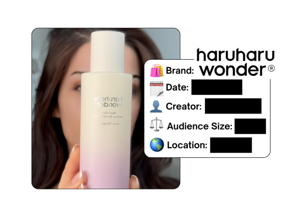 Spotted: Haruharu Wonder in a new paid collab