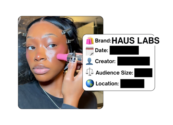 Spotted: Haus Labs in a new paid collab